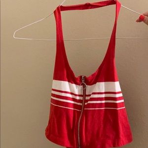 Barely work halter top